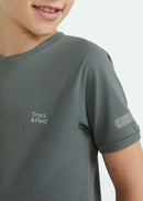 Camiseta Infantil Masculina Manga Curta Sports - VERDE