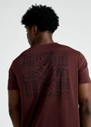 Camiseta Masculina Manga Curta Thermodry Mural - Marrom
