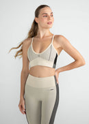 Top Feminino Skin Stripes - Bege